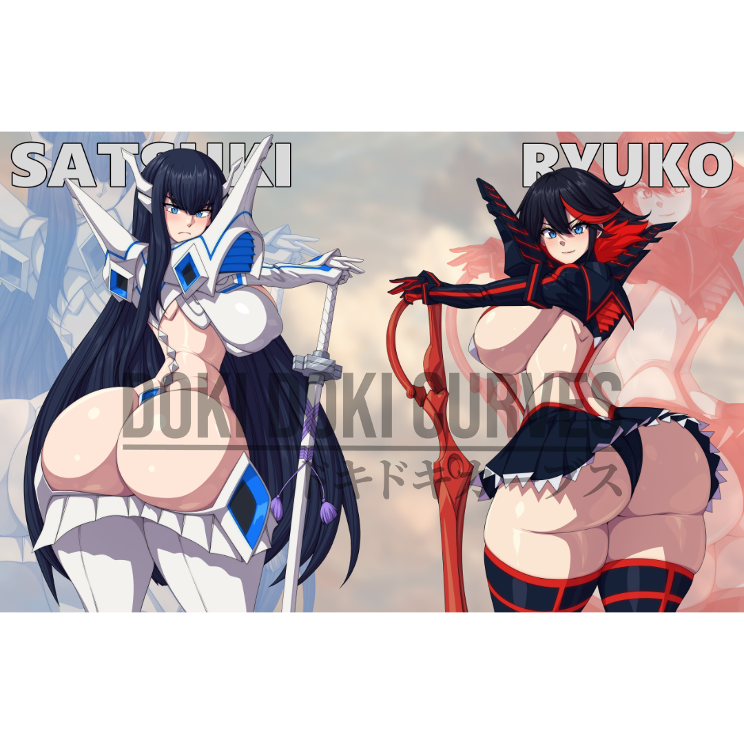 Ryuko and Satsuki Art Print