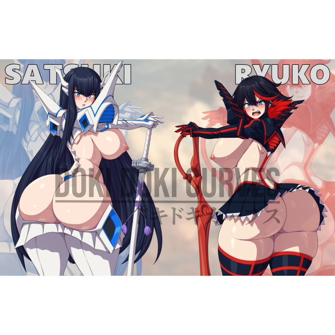 Ryuko and Satsuki Art Print 18+