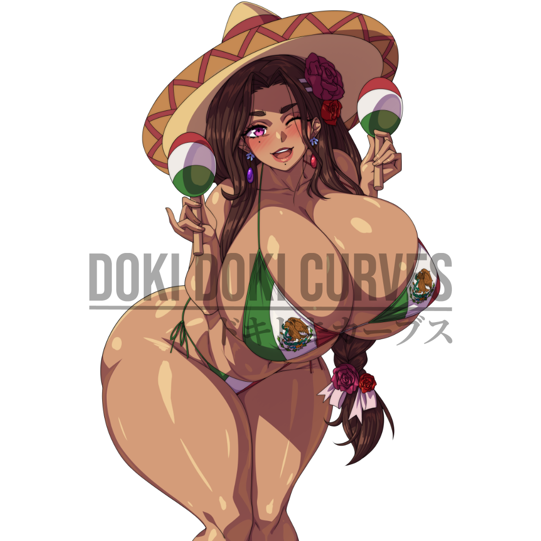 Mexico-chan Vinyl Decal