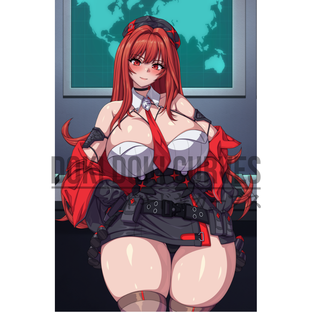 Rapi - Red Hood Art Print