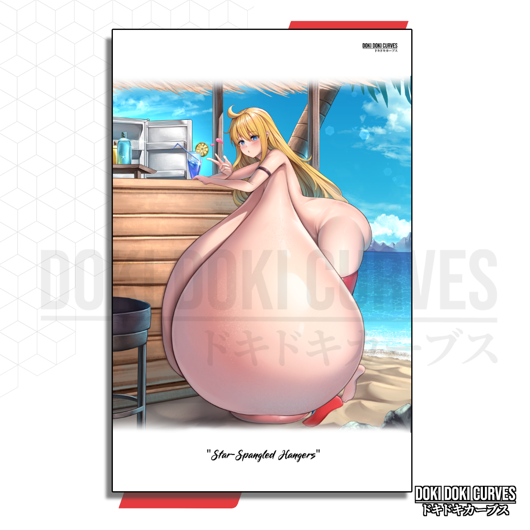 Elegant Expansion - Freedom-chan Hangers Expanded Art Print