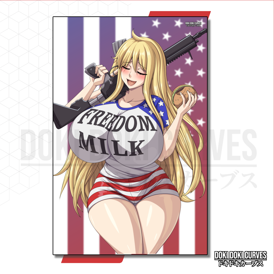 Freedom Milk Art Print