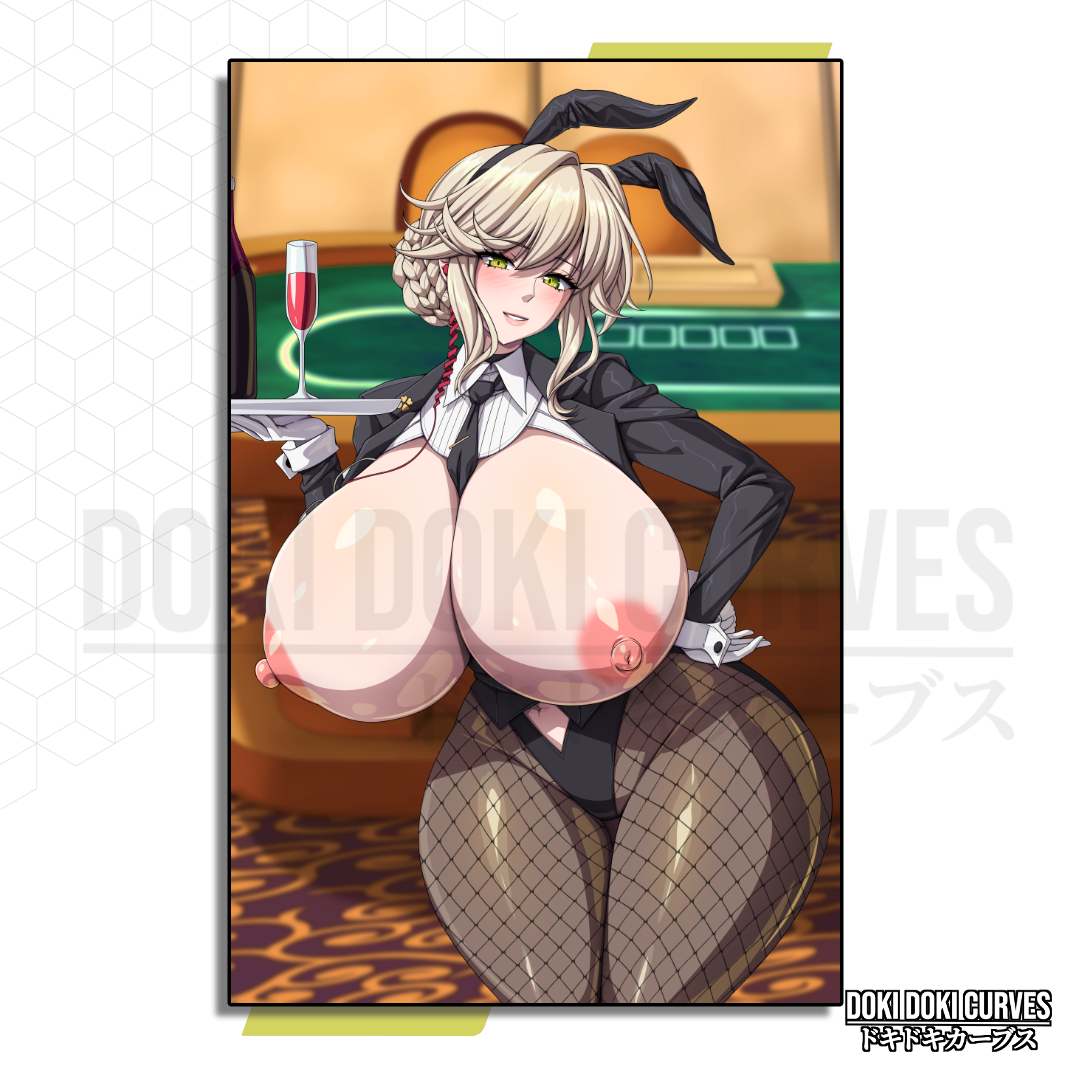 Ade Bunny Art Print 18+