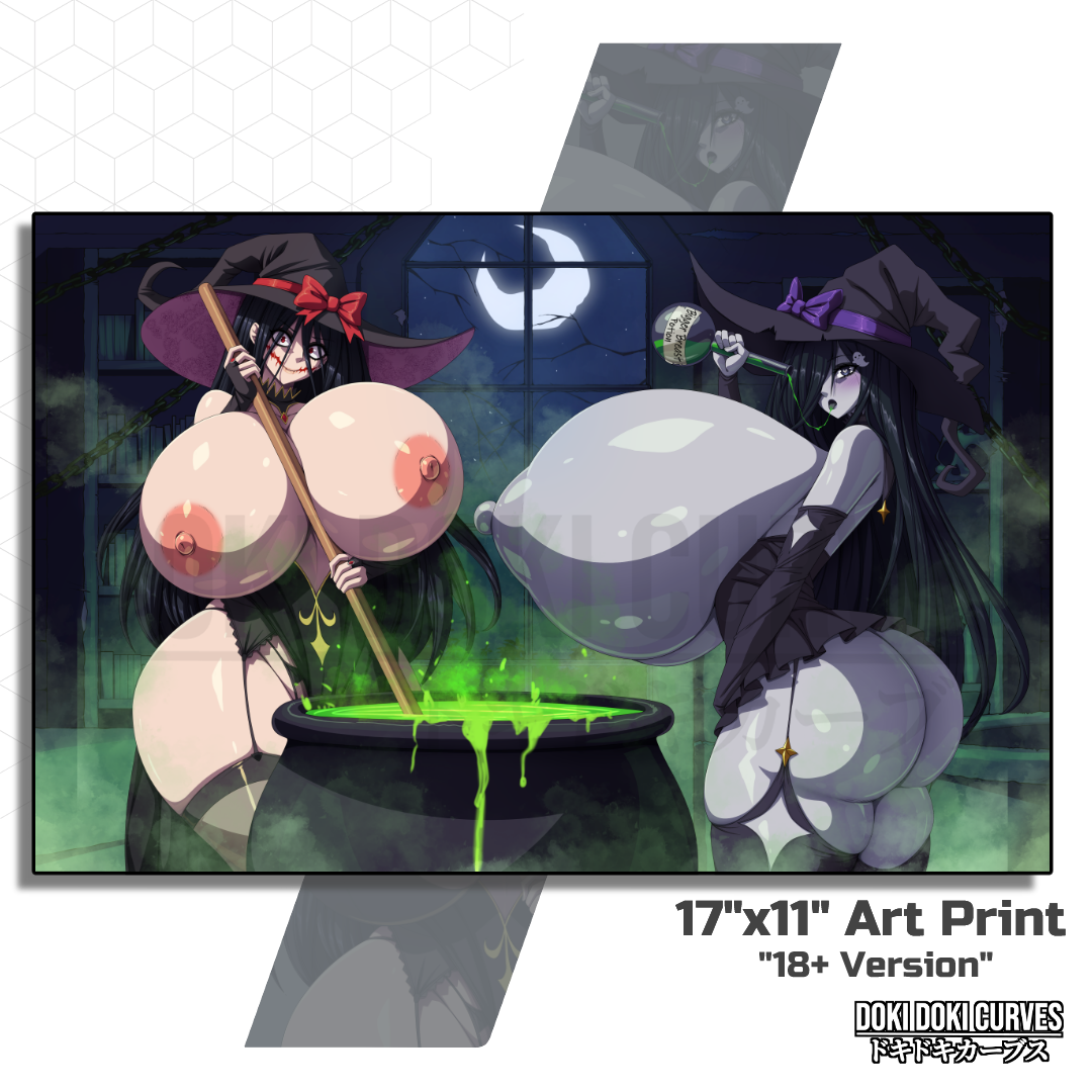 Halloween - Emi and Yukiko 18+ Art Print