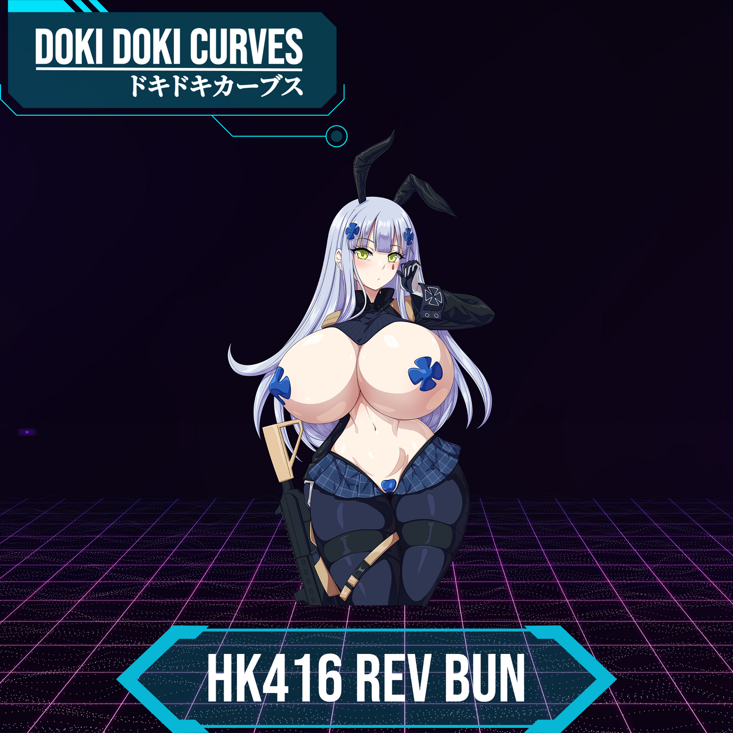 HK416 Reverse Bunny Vinyl Decal