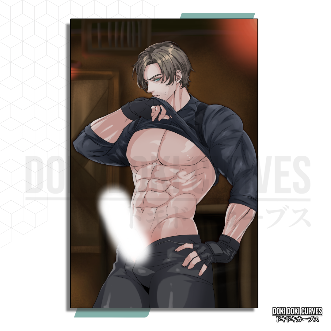Leon Kennedy Art Print 18+