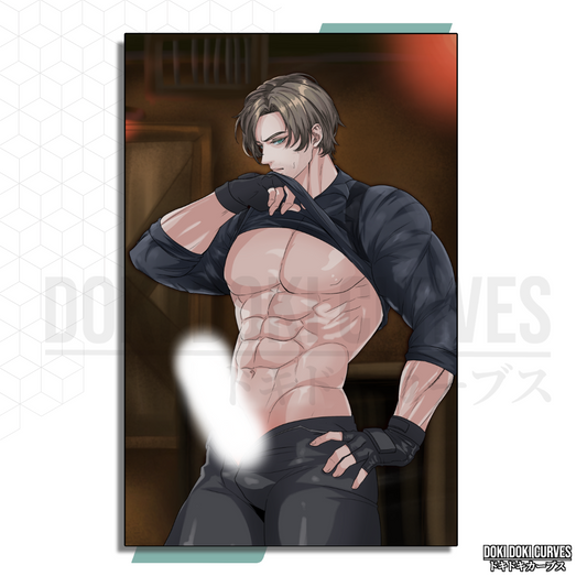 Leon Kennedy Art Print 18+