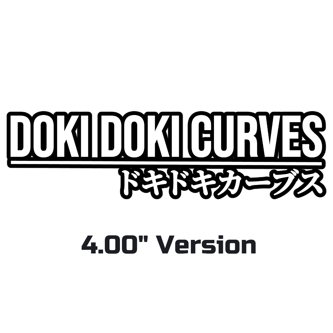 Doki Doki Curves Logo - 4" Version