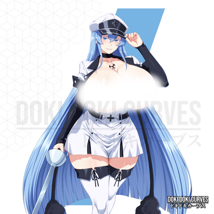 Esdeath Decal 18+