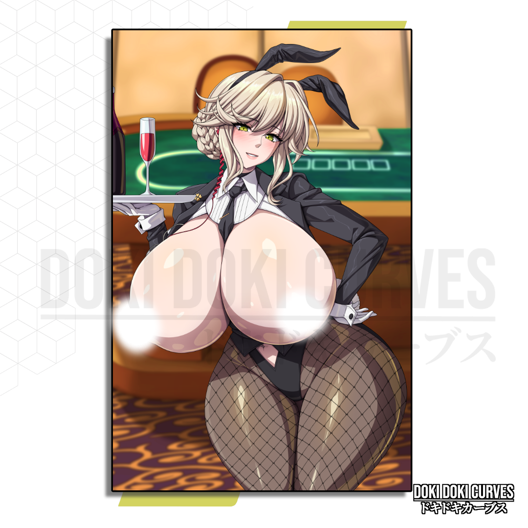 Ade Bunny Art Print 18+