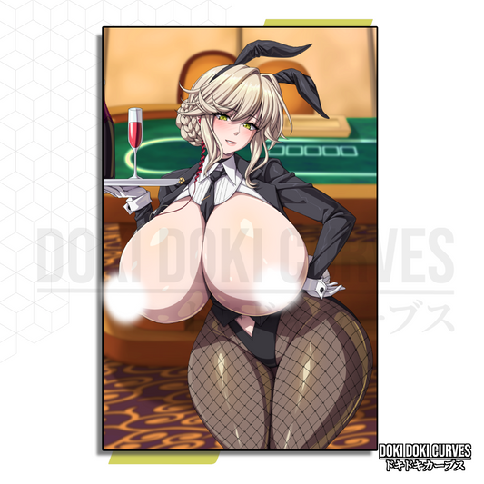 Ade Bunny Art Print 18+