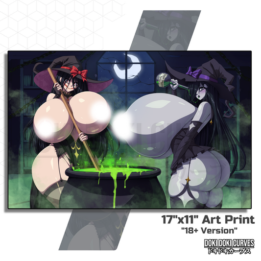 Halloween - Emi and Yukiko 18+ Art Print