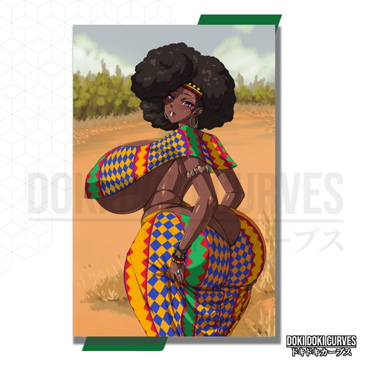 Africa-chan Art Print