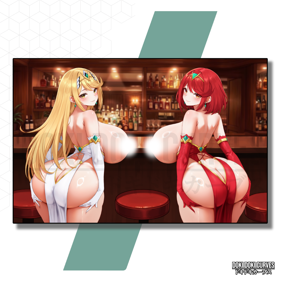 Pyra and Mythra Art Print R18