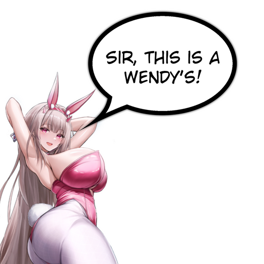 This Is A Wendy's Speech Bubble